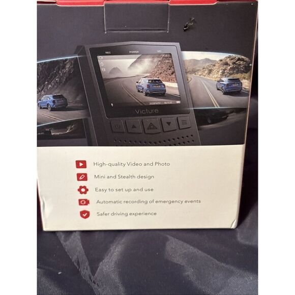 Mini 1080P Car DVR Camera Dash Cam Collision Detection, Colored Display, Parking - Picture 6 of 9